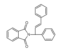 2-[(1R)-1,3-diphenylprop-2-enyl]isoindole-1,3-dione结构式