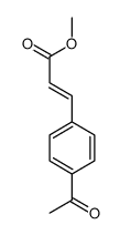 methyl 3-(4-acetylphenyl)prop-2-enoate结构式