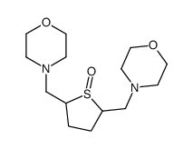 2,5-bis(morpholin-4-ylmethyl)thiolane 1-oxide结构式