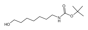 (7-羟基庚基)氨基甲酸叔丁酯结构式