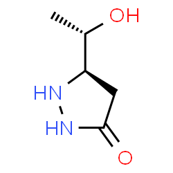 3-Pyrazolidinone,5-(1-hydroxyethyl)-,(R*,S*)-(9CI)结构式
