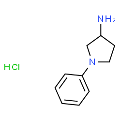 1-Phenylpyrrolidin-3-amine Structure