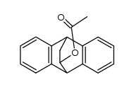 11-acetoxy-9,10-dihydro-9,10-ethanoanthracene结构式