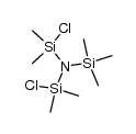 Bis(chlordimethylsilyl)(trimethylsilyl)amin Structure
