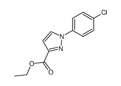 ethyl 1-(4-chlorophenyl)pyrazole-3-carboxylate Structure