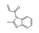 1H-Benzimidazole,2-methyl-1-(1-oxo-2-propenyl)-(9CI) structure