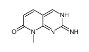 2-amino-8-methylpyrido[2,3-d]pyrimidin-7-one结构式