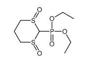(1R,3R)-2-diethoxyphosphoryl-1,3-dithiane 1,3-dioxide Structure