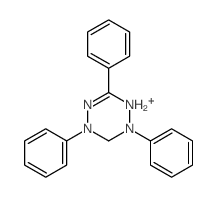 1,2,4,5-Tetrazin-1(2H)-yl,3,4-dihydro-2,4,6-triphenyl- Structure