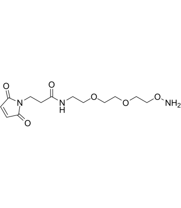 Mal-amide-PEG2-oxyamine图片