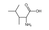 (2S,3S)-2-amino-3,4-dimethylpentanoic acid Structure