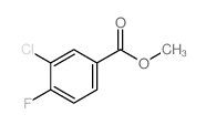 Methyl3-Chloro-4-fluorobenzoate Structure