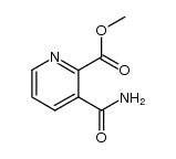 3-carbamoyl-pyridine-2-carboxylic acid methyl ester Structure