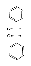 (+/-)-erythro-α-bromo-α'-chloro-bibenzyl结构式