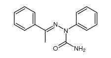 acetophenone-(2-phenyl semicarbazone) Structure