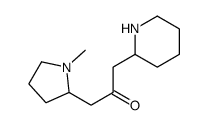 1-(1-Methyl-2-pyrrolidinyl)-3-(2-piperidinyl)-2-propanone structure