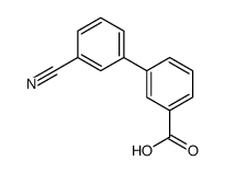 3'-CYANO-[1,1'-BIPHENYL]-3-CARBOXYLIC ACID Structure