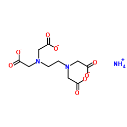 ammonium trihydrogen ethylenediaminetetraacetate结构式