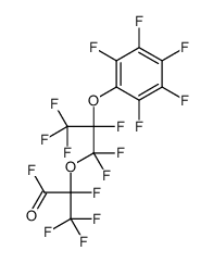 2,3,3,3-tetrafluoro-2-[1,1,2,3,3,3-hexafluoro-2-(pentafluorophenoxy)propoxy]propionyl fluoride结构式