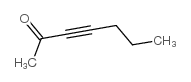 3-庚炔-2-酮结构式