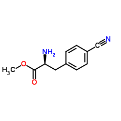 Methyl 4-cyano-L-phenylalaninate Structure