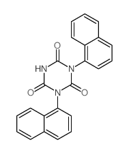 1,3,5-Triazine-2,4,6(1H,3H,5H)-trione,1,3-di-1-naphthalenyl- picture