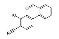 4-(2-formylphenyl)-2-hydroxybenzonitrile结构式