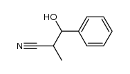 3-hydroxy-3-phenyl-2-methylpropionitrile Structure