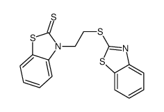 3-[2-(1,3-benzothiazol-2-ylsulfanyl)ethyl]-1,3-benzothiazole-2-thione Structure
