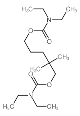 Carbamic acid,diethyl-, 2,2-dimethylpentamethylene ester (8CI) Structure