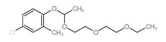 4-chloro-1-[1-[2-(2-ethoxyethoxy)ethoxy]ethoxy]-2-methyl-benzene结构式