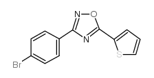 3-(4-BROMOPHENYL)-5-(THIOPHEN-2-YL)-1,2,4-OXADIAZOLE Structure