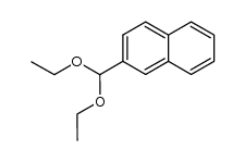 2-(diethoxymethyl)naphthalene结构式