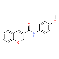 N-(4-Methoxyphenyl)-2H-chromene-3-carboxamide Structure