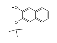 3-tert-butoxy-2-hydroxynaphthalene Structure