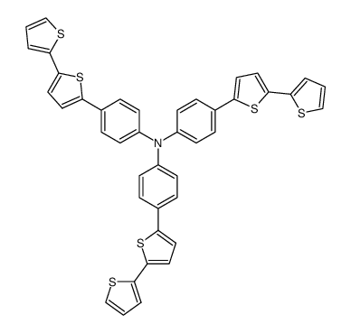 tris(4-(5-(thiophen-2-yl)thiophen-2-yl)phenyl)amine结构式