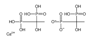 calcium,(1-hydroxy-1-phosphonatoethyl)phosphonic acid,(1-hydroxy-1-phosphonoethyl)phosphonic acid Structure