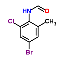 N-(4-Bromo-2-chloro-6-methylphenyl)formamide结构式