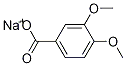 Benzoic acid, 3,4-diMethoxy-, sodiuM salt structure