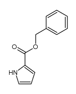 1H-pyrrole-2-carboxylic acid benzyl ester结构式