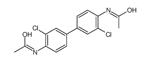 3,3'-dichloro-N,N'-diacetylbenzidine结构式