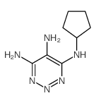 N4-cyclopentyltriazine-4,5,6-triamine Structure