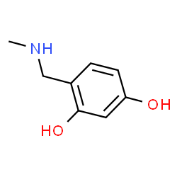 1,3-Benzenediol, 4-[(methylamino)methyl]- (9CI)结构式