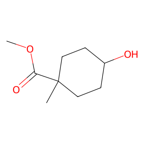 methyl 4-hydroxy-1-methylcyclohexanecarboxylate结构式