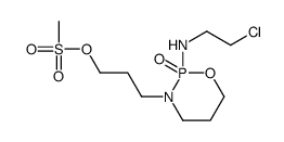 3-[2-(2-chloroethylamino)-2-oxo-1,3,2λ5-oxazaphosphinan-3-yl]propyl methanesulfonate结构式