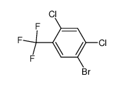 1-Bromo-2,4-dichloro-5-(trifluoromethyl)benzene structure