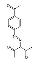 3-[(4-acetylphenyl)diazenyl]pentane-2,4-dione结构式