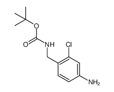 N-Boc-4-amino-2-chlorobenzylamine结构式