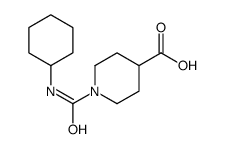 1-(cyclohexylcarbamoyl)piperidine-4-carboxylic acid结构式