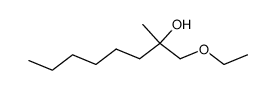 1-ethoxy-2-methyl-octan-2-ol结构式